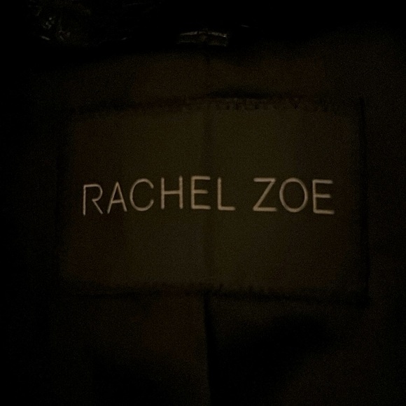 Like New Rachel Zoe real leather faux fur trim coat - Picture 10 of 10